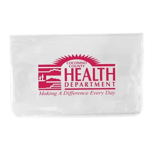 Fold Over Wallet Style Colorful Vinyl Pouch