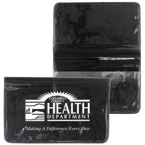 Fold Over Wallet Style Colorful Vinyl Pouch
