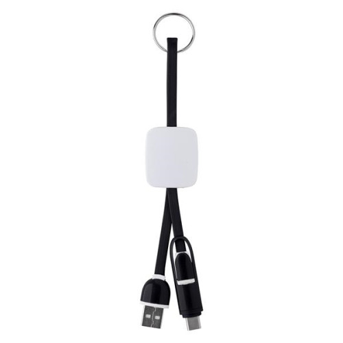 Slide Charging Cables on Key Ring
