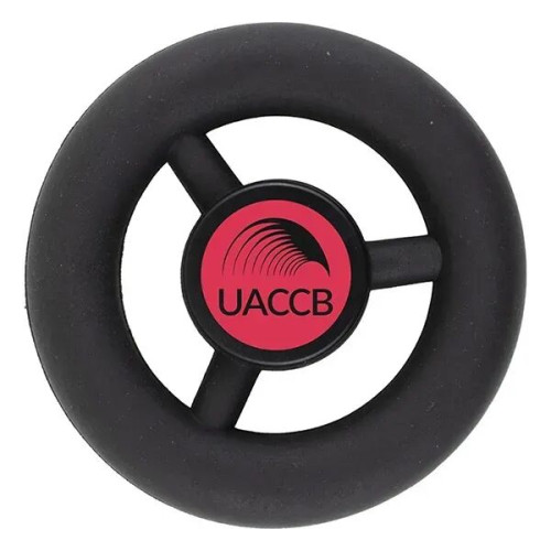 Rubber Grip and Squeeze Spinning Stree Relieving & Exerciser
