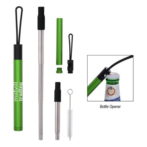 STRAW KIT WITH BOTTLE OPENER