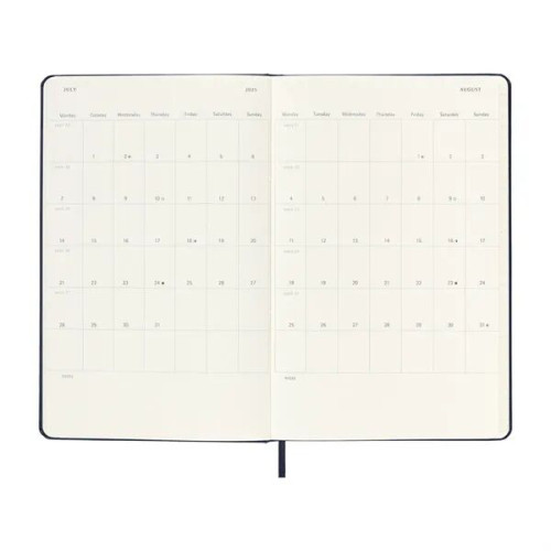 Moleskine® Hard Cover Large 12-Month Daily 2025 Planner