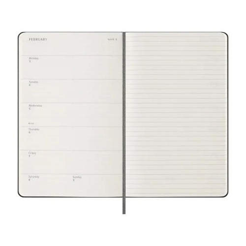 Moleskine® Hard Cover Large 12-Month Weekly 2025 Planner