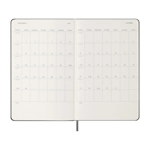 Moleskine® Hard Cover Large 12-Month Weekly 2025 Planner