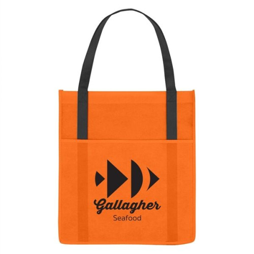 Non-Woven Shopper's Pocket Tote Bag