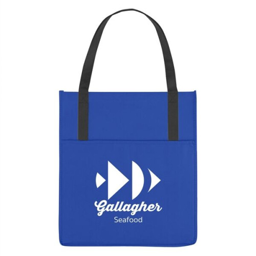 Non-Woven Shopper's Pocket Tote Bag