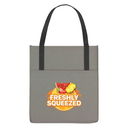 Non-Woven Shopper's Pocket Tote Bag