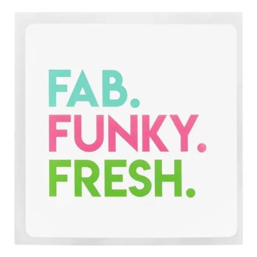Square Rounded Corner Sticker