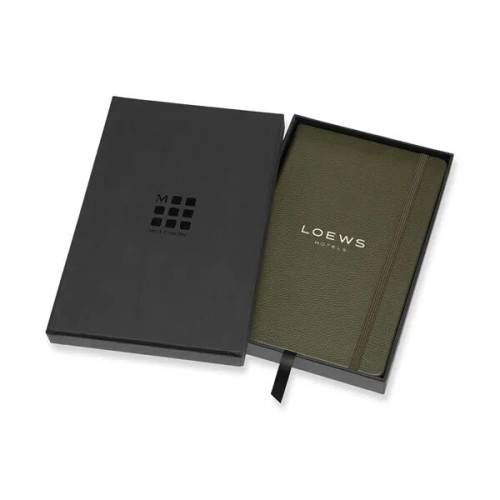 Moleskine® Leather Ruled Large Notebook