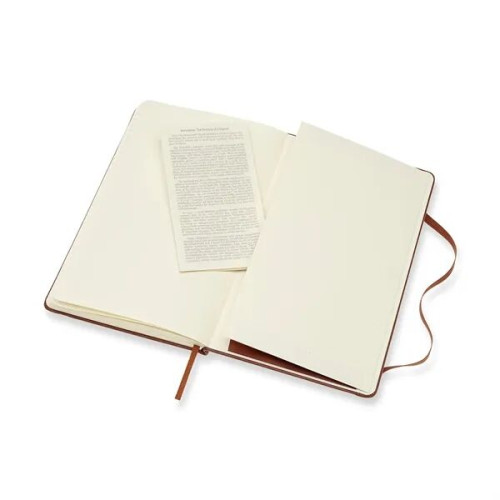 Moleskine® Leather Ruled Large Notebook