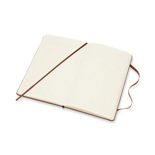 Moleskine® Leather Ruled Large Notebook