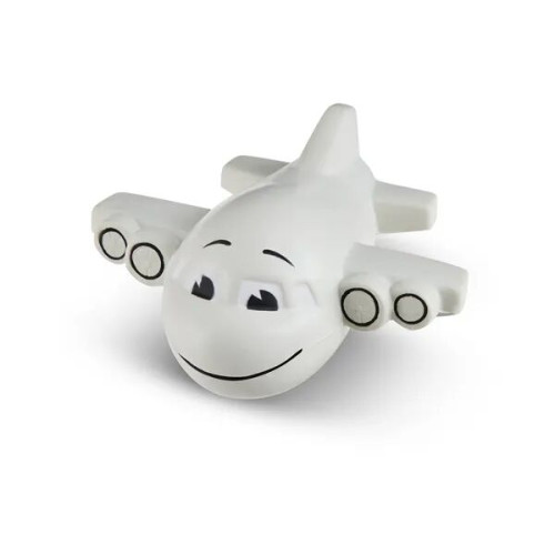 Smiling Airplane Shape Stress Ball