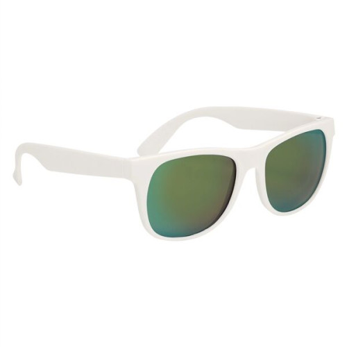 Rubberized Mirrored Sunglasses