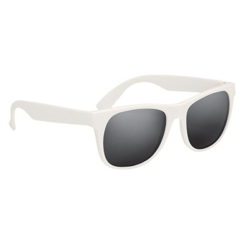 Rubberized Mirrored Sunglasses