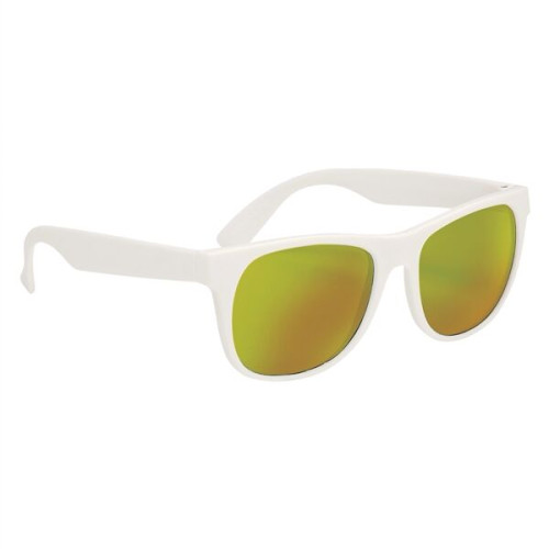 Rubberized Mirrored Sunglasses
