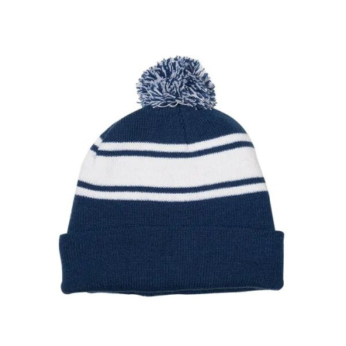 Knit Beanie With Pom-Pom