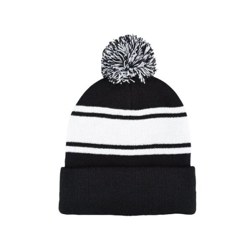 Knit Beanie With Pom-Pom