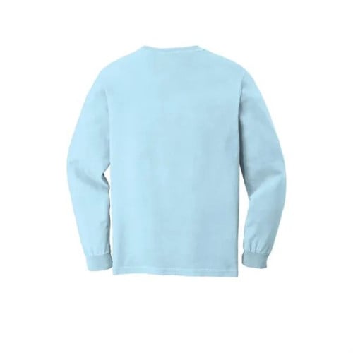 Garment-Dyed Heavyweight Long Sleeve Pocket T-Shirt