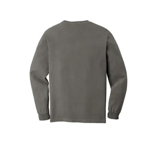 Garment-Dyed Heavyweight Long Sleeve Pocket T-Shirt