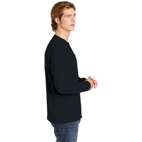 Garment-Dyed Heavyweight Long Sleeve Pocket T-Shirt