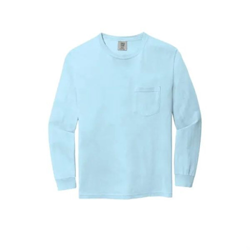 Garment-Dyed Heavyweight Long Sleeve Pocket T-Shirt