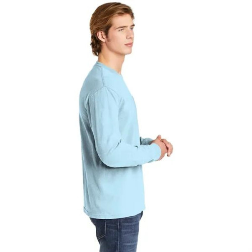 Garment-Dyed Heavyweight Long Sleeve Pocket T-Shirt