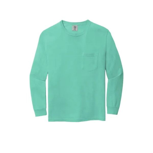 Garment-Dyed Heavyweight Long Sleeve Pocket T-Shirt