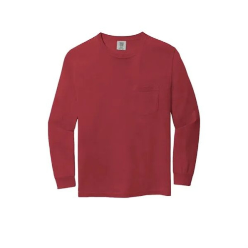 Garment-Dyed Heavyweight Long Sleeve Pocket T-Shirt