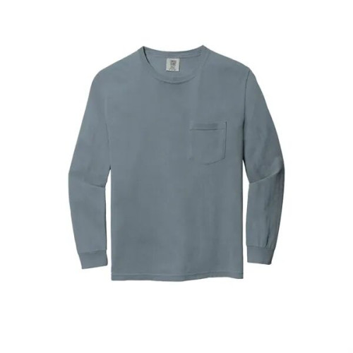 Garment-Dyed Heavyweight Long Sleeve Pocket T-Shirt