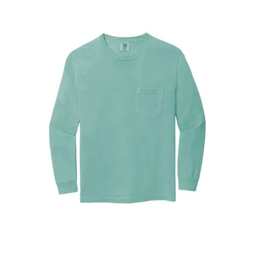 Garment-Dyed Heavyweight Long Sleeve Pocket T-Shirt