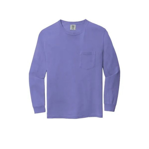 Garment-Dyed Heavyweight Long Sleeve Pocket T-Shirt