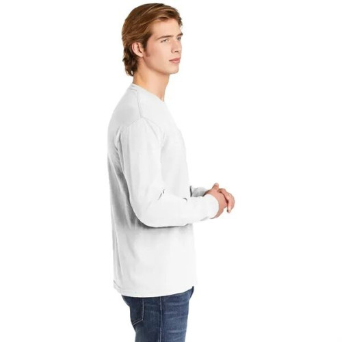 Garment-Dyed Heavyweight Long Sleeve Pocket T-Shirt