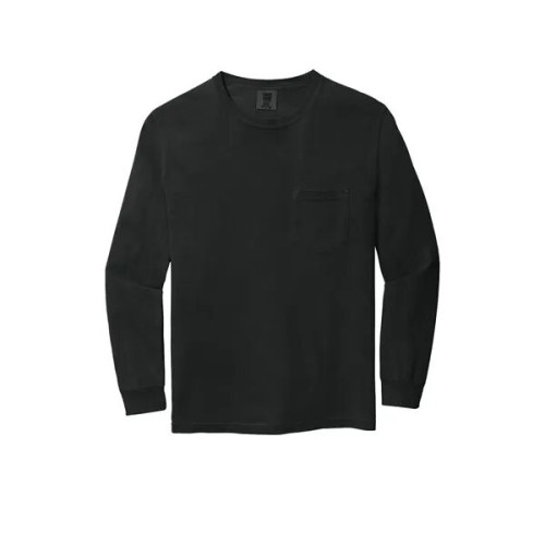 Garment-Dyed Heavyweight Long Sleeve Pocket T-Shirt