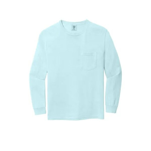 Garment-Dyed Heavyweight Long Sleeve Pocket T-Shirt