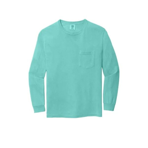 Garment-Dyed Heavyweight Long Sleeve Pocket T-Shirt