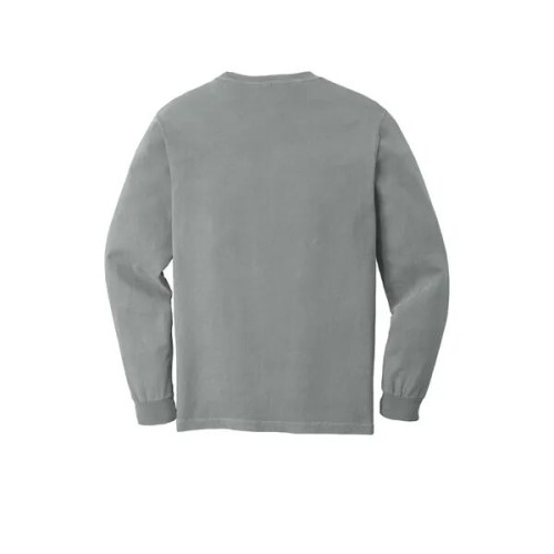 Garment-Dyed Heavyweight Long Sleeve Pocket T-Shirt