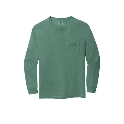 Garment-Dyed Heavyweight Long Sleeve Pocket T-Shirt