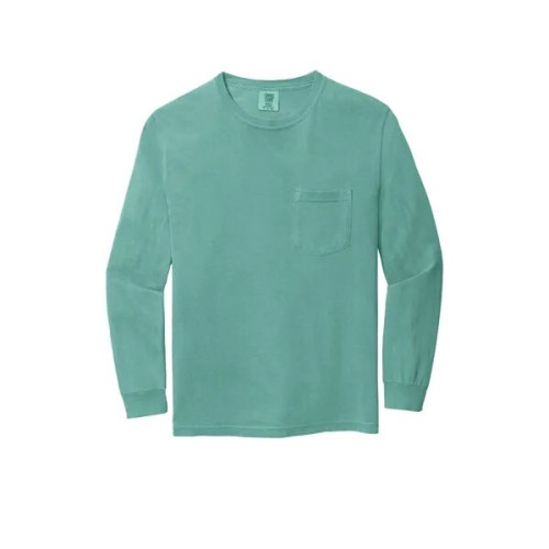 Garment-Dyed Heavyweight Long Sleeve Pocket T-Shirt