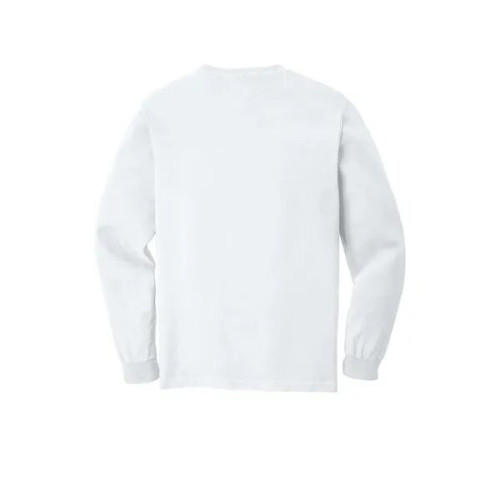 Garment-Dyed Heavyweight Long Sleeve Pocket T-Shirt