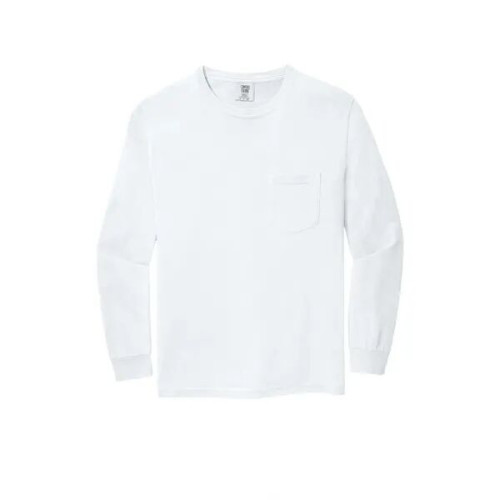 Garment-Dyed Heavyweight Long Sleeve Pocket T-Shirt