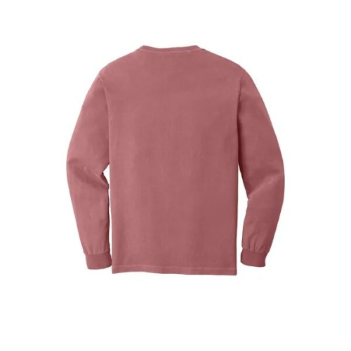 Garment-Dyed Heavyweight Long Sleeve Pocket T-Shirt