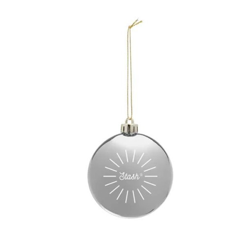 Chrome Round Disk Ornament