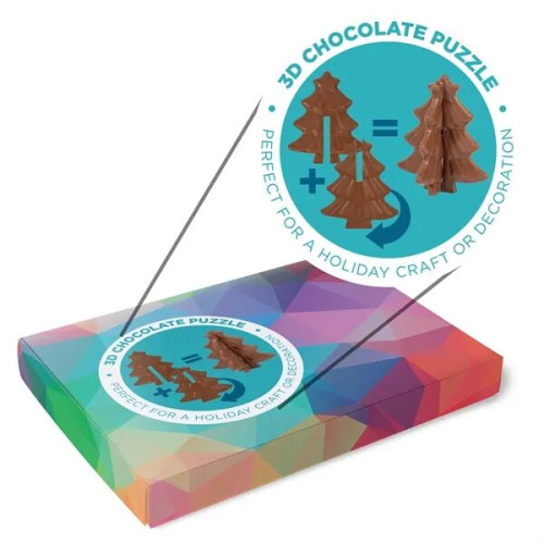 3D Puzzle Milk Chocolate Tree