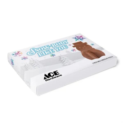 3D Puzzle Milk Chocolate Snowman