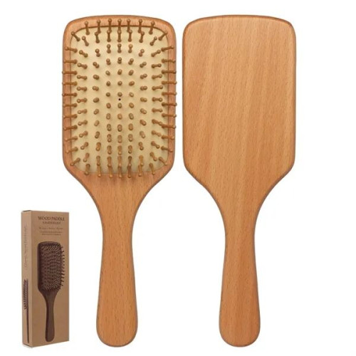 Wood Paddle Hairbrush