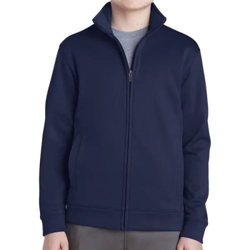 Sport-Tek® Youth Sport-Wick® Fleece Full-Zip Jacket