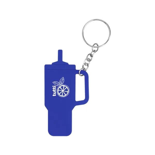 Intrepid Tumbler Shaped Silicone Key Ring