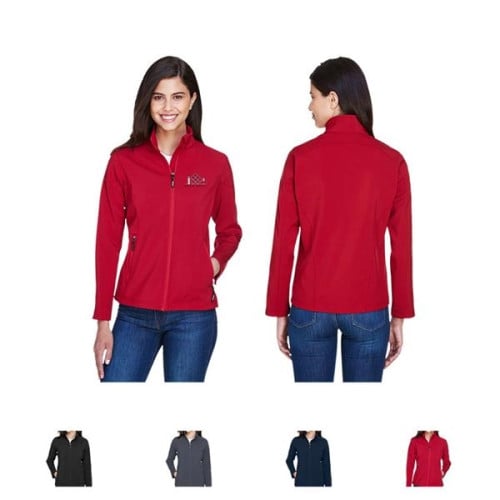 Core365® Ladies' Cruise Two-Layer Fleece Bonded Soft Shel...