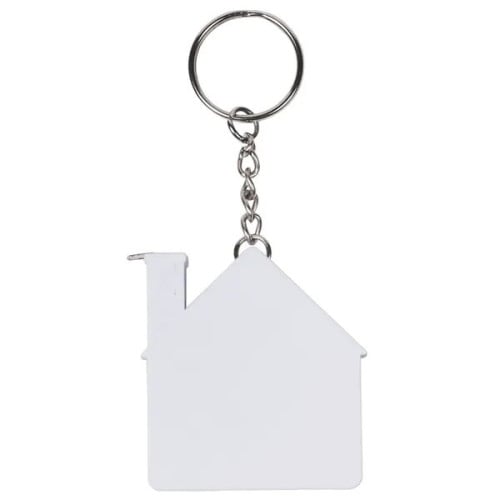 House Tape Measure Key Chain 3'