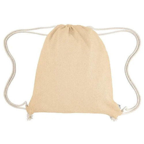 Nicole Recycled Cotton Drawstring Bag